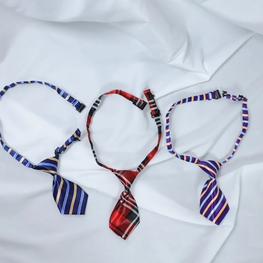 🅽🅴🆆 plaid/stripe adjustable dog tie cat pet ties dog cat clothing accessory